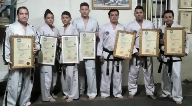 ENTREGA OFICIAL DE CERTIFICADOS EN NICARAGUA DE PARTE DE SU DELEGADO OFICIAL ITTAF SB. MARCO ANTONIO ALEMAN